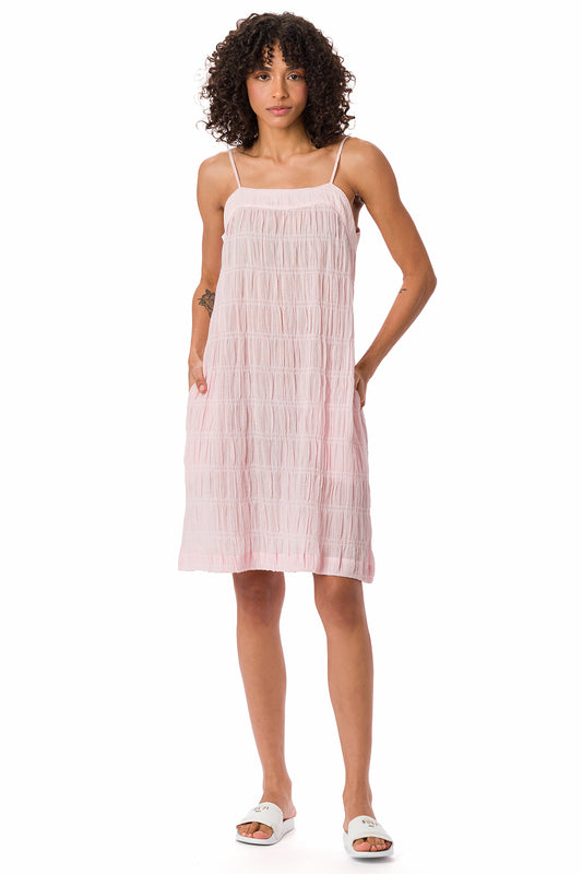 Suvi NYC. Women's summer strap dress. 100% quality Turkish cotton. Perfect for the beach, pools, or casual use. Slightly see-through. 