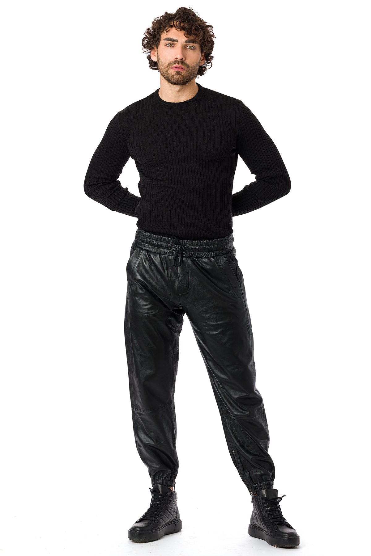 Men's Real Cowhide Leather Chastity Pants / Trousers Restraint Leather –  Wintex International