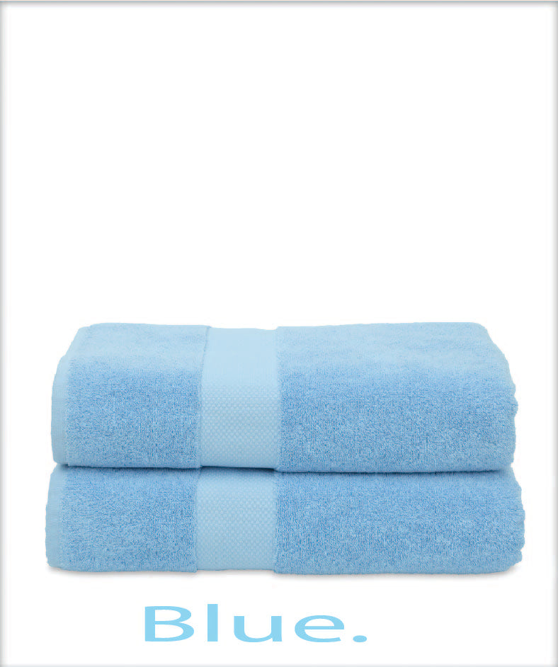 Suvi NYC 2-Piece Bathroom Towel Set 100% Quality Soft Turkish Cotton 600 GSM