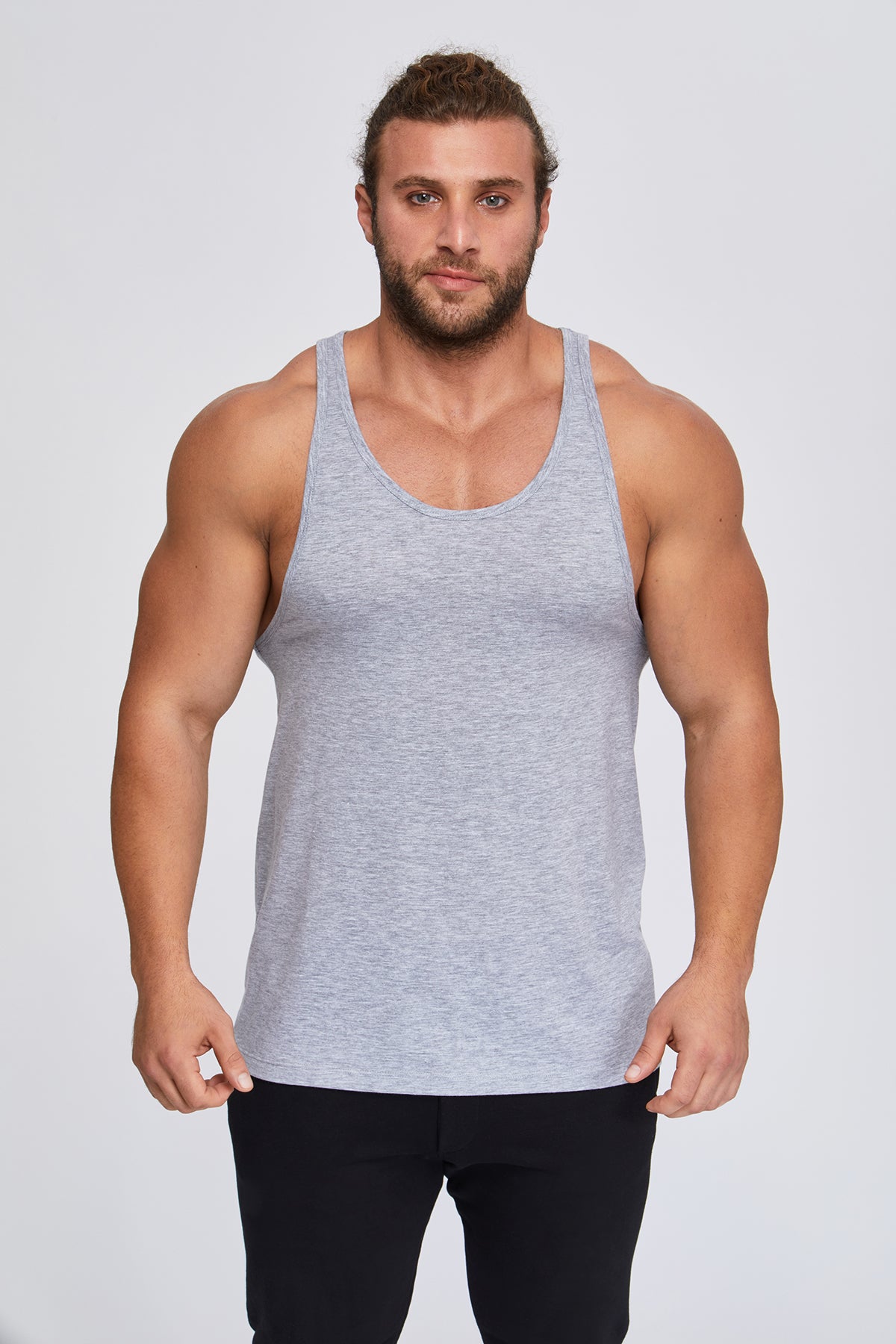 Men's tank tops. 100 % Turkish Pima cotton. Great quality. Preshrunk. Work Out. Sports. Gym. Yoga. Tank Tops.