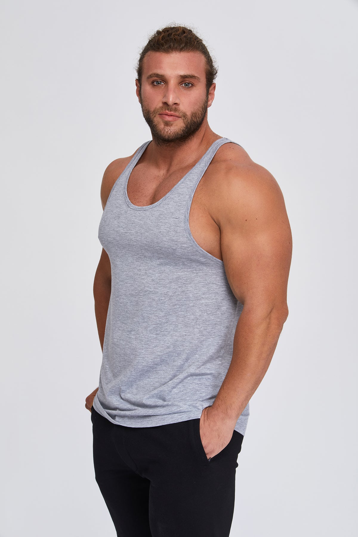 Men's tank tops. 100 % Turkish Pima cotton. Great quality. Preshrunk. Work Out. Sports. Gym. Yoga. Tank Tops.