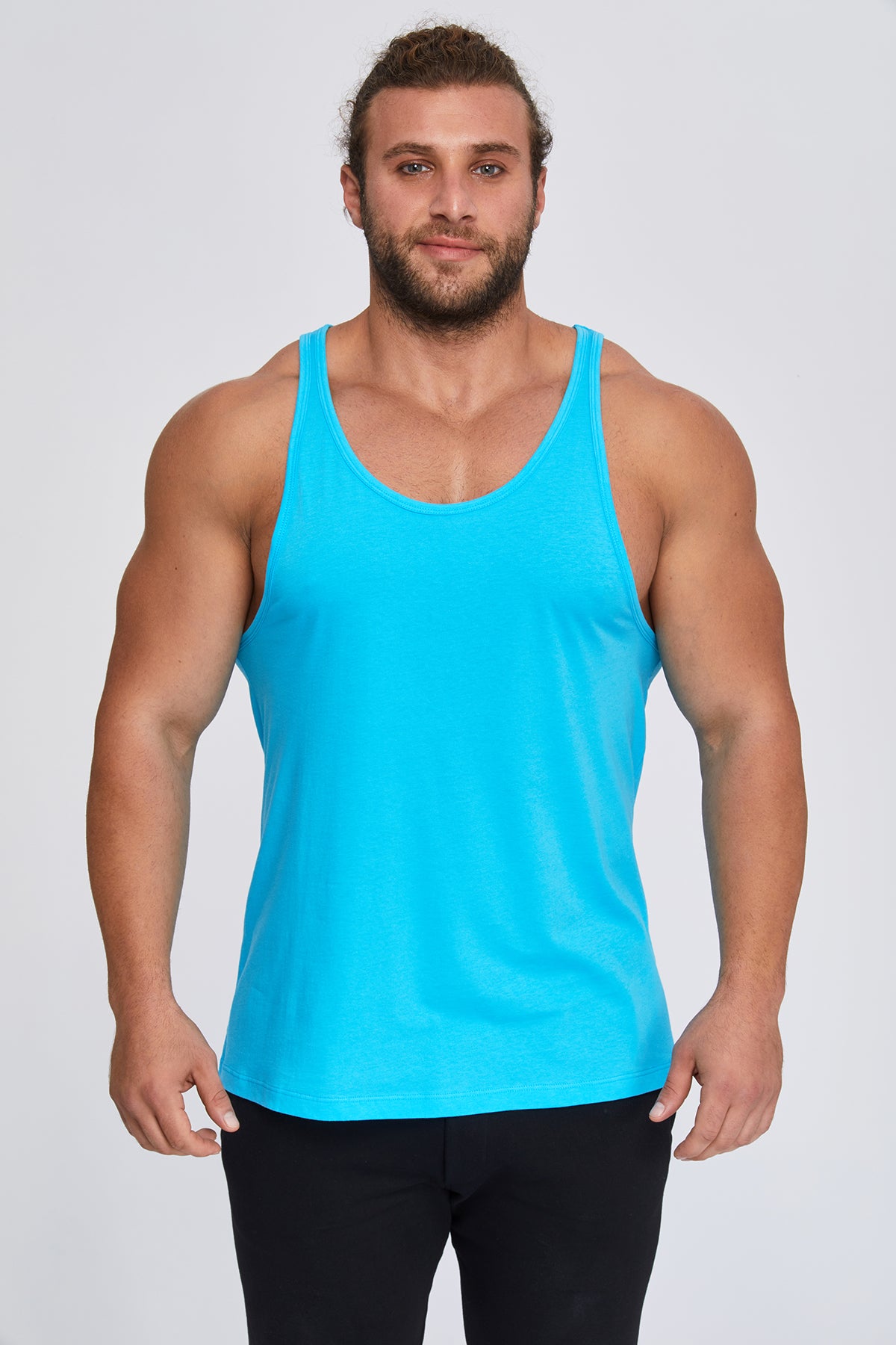 Men's tank tops. 100 % Turkish Pima cotton. Great quality. Preshrunk. Work Out. Sports. Gym. Yoga. Tank Tops.