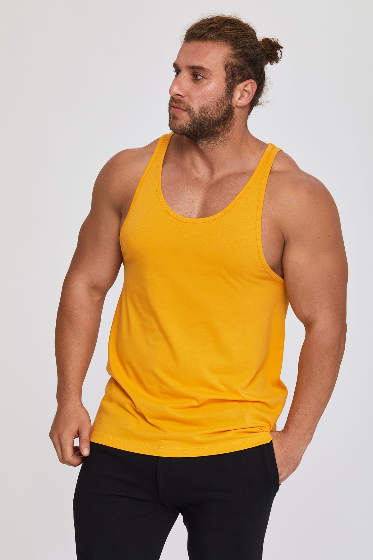 Men's tank tops. 100 % Turkish Pima cotton. Great quality. Preshrunk. Work Out. Sports. Gym. Yoga. Tank Tops.