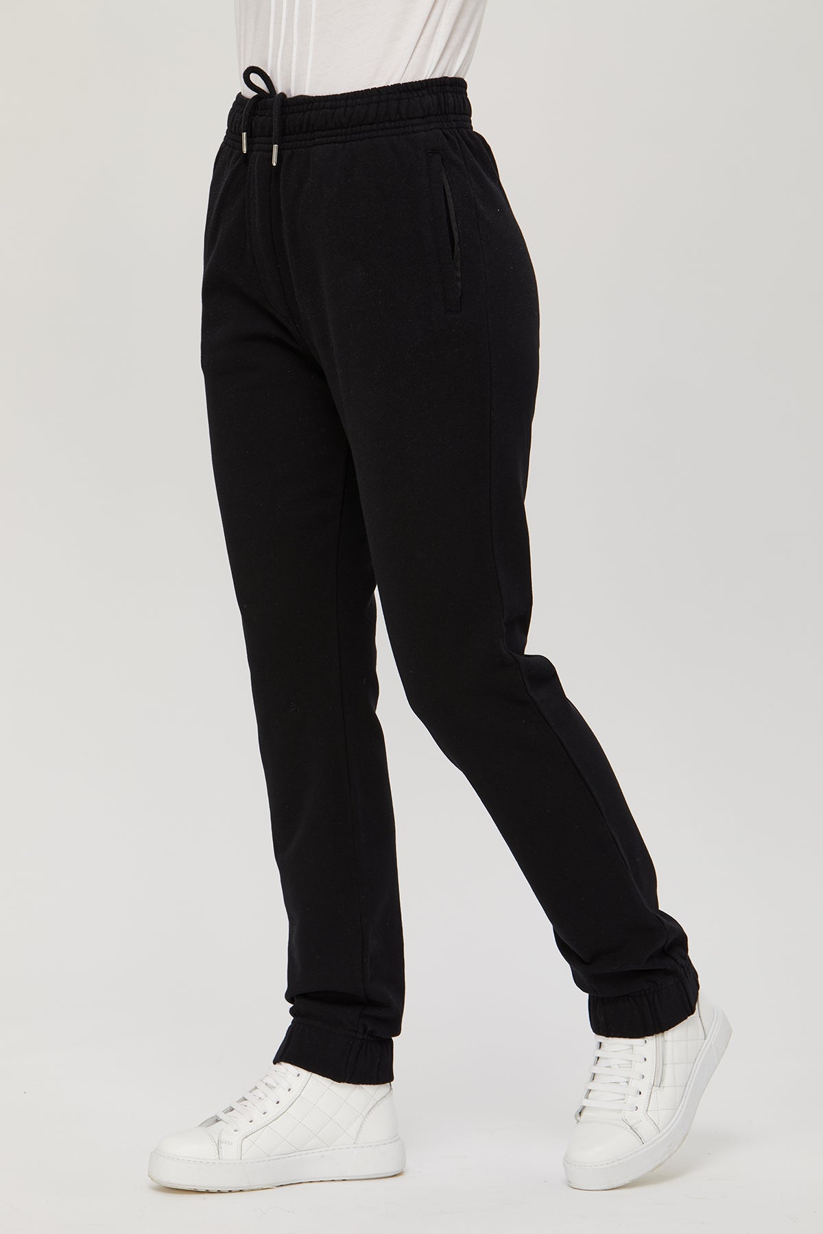 Women's sweatpants - active fleece joggers . 100 % great quality Turkish Pima cotton preshrunk. Zippered pockets. Sports. Gym, Yoga.